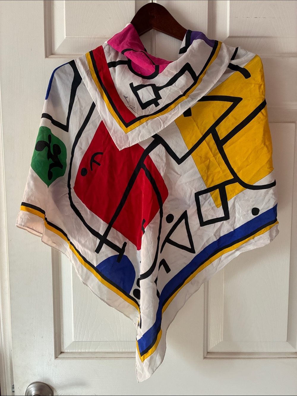 VTG GINNIE JOHANSEN SILK SCARF